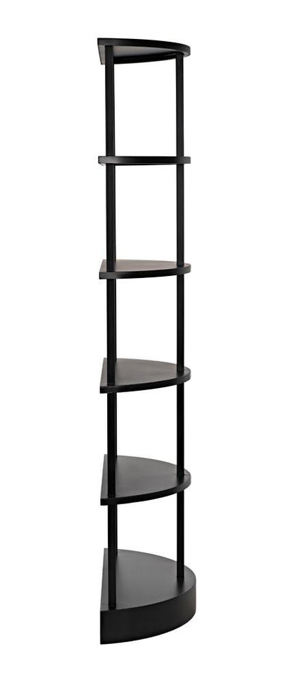 Noir Spago Bookcase