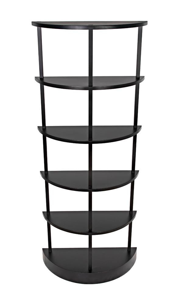 Noir Spago Bookcase