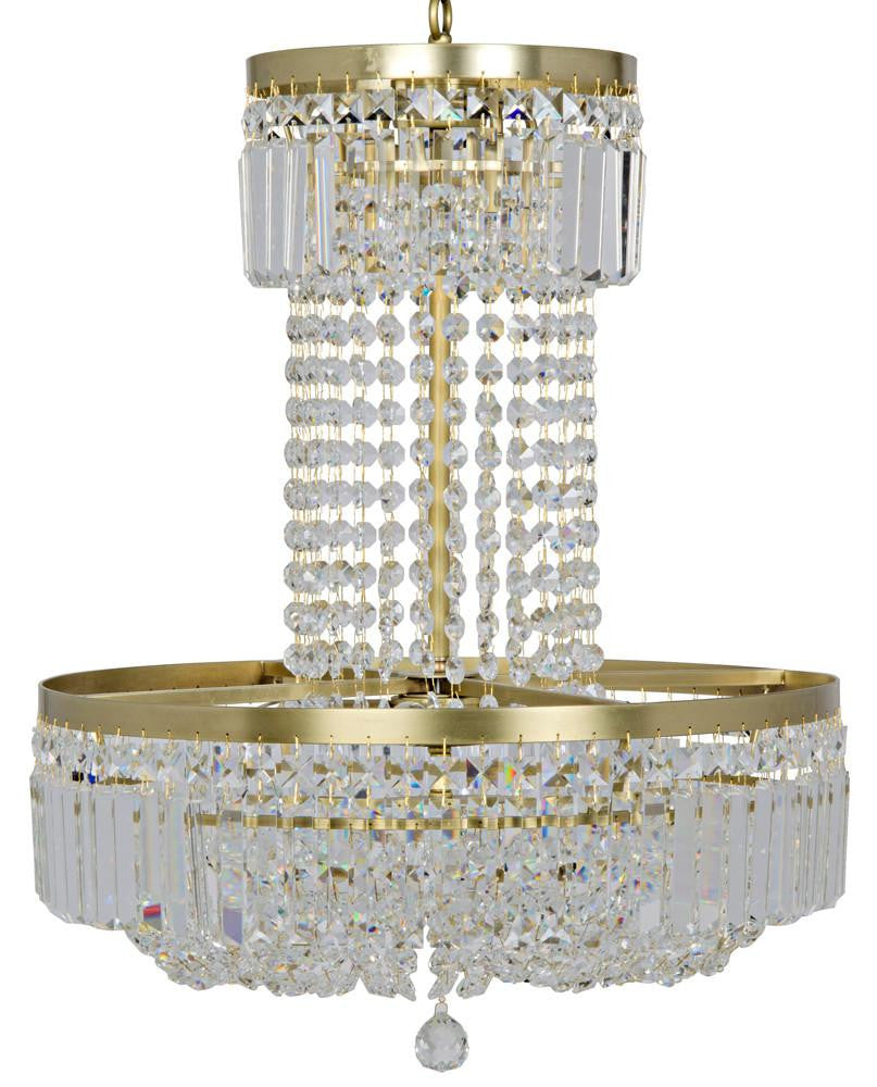 Noir St. Petersburg Chandelier Antique Brass