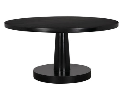 Noir Stella Table Hand Rubbed Black
