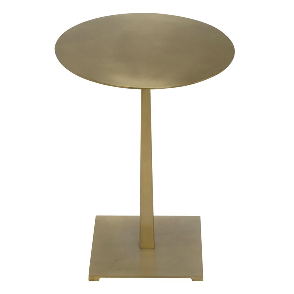 Noir Stiletto Side Table, Antique Brass, 20"H (GTAB812MB YUU6013PPY)