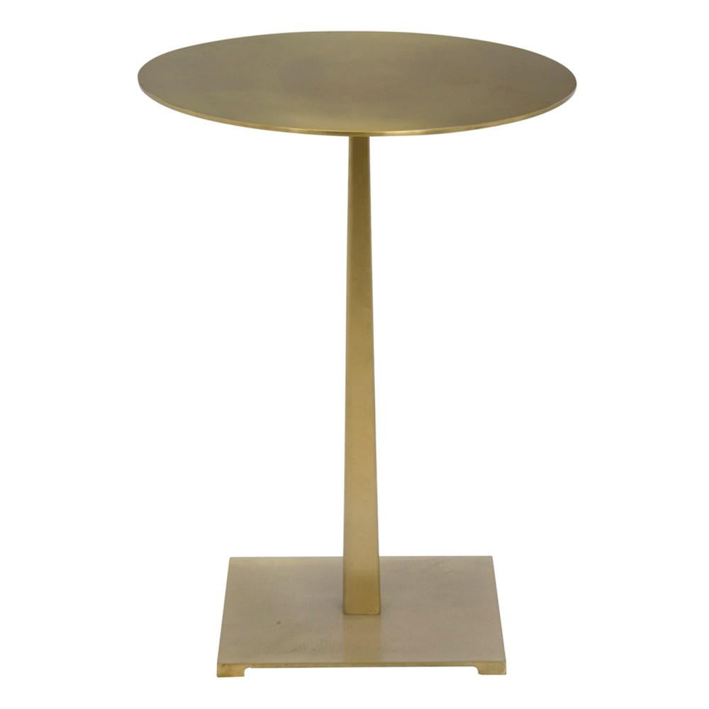 Noir Stiletto Side Table, Antique Brass, 20"H (GTAB812MB YUU6013PPY)