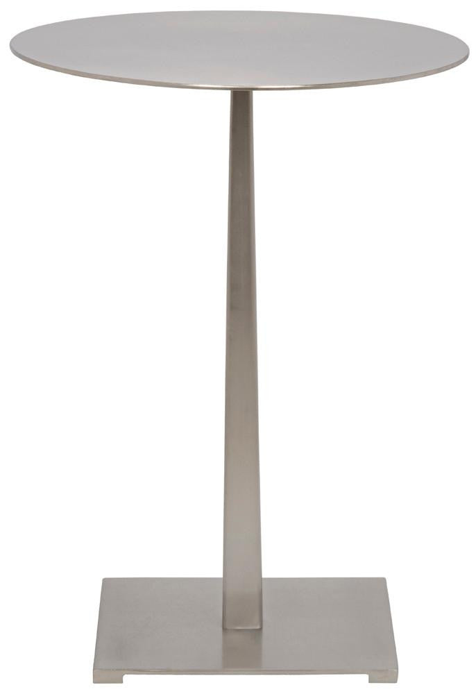 Noir Stiletto Side Table Antique Silver