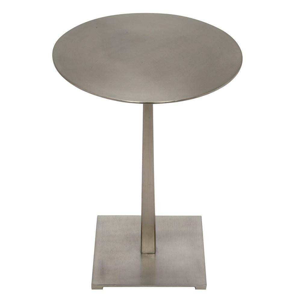Noir Stiletto Side Table, Antique Silver, 20"H (GTAB812ASV YUU6013PPX)