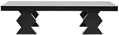Noir Suzu Coffee Table Hand Rubbed Black