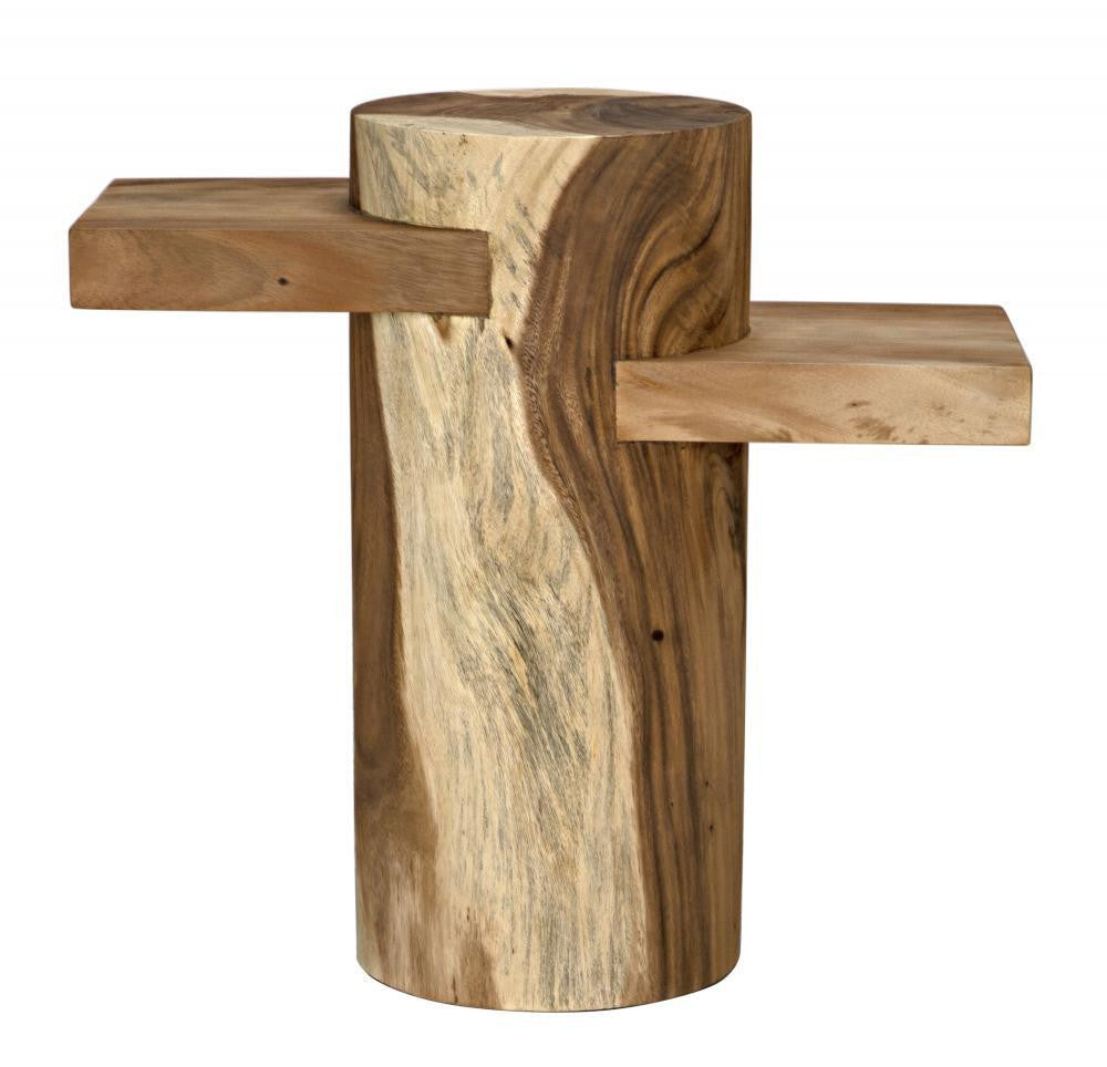 Noir Tabula Side Table, Natural, 26"H (AW-26 YUU6013PQ3)