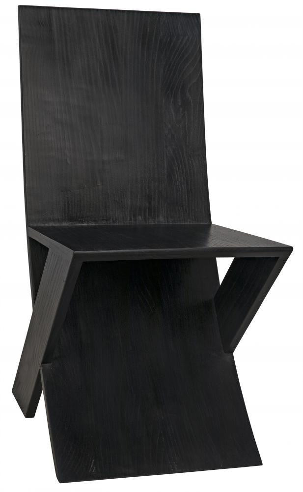 Noir Tech Dining Chair, Black Charcoal, 34"H (AE-08CHB YUU6013KU3)