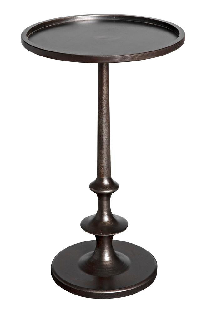 Noir Terni Side Table Matte Black
