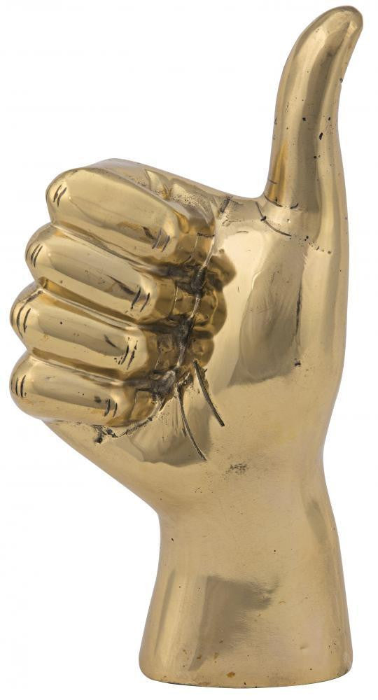 Noir Thumbs Up Sculpture Antique Brass