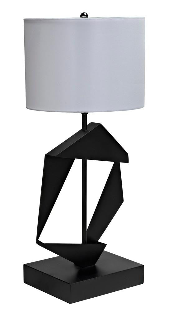 Noir Timothy Table Lamp