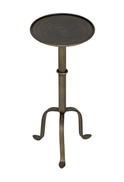 Noir Tini Side Table, Aged Brass, 24"H (GTAB303AB YUU6013PQ8)