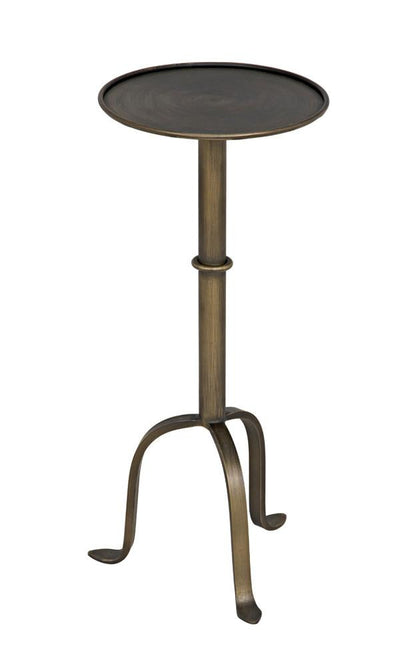 Noir Tini Side Table, Aged Brass, 24"H (GTAB303AB YUU6013PQ8)