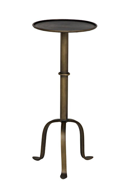 Noir Tini Side Table, Aged Brass, 24"H (GTAB303AB YUU6013PQ8)