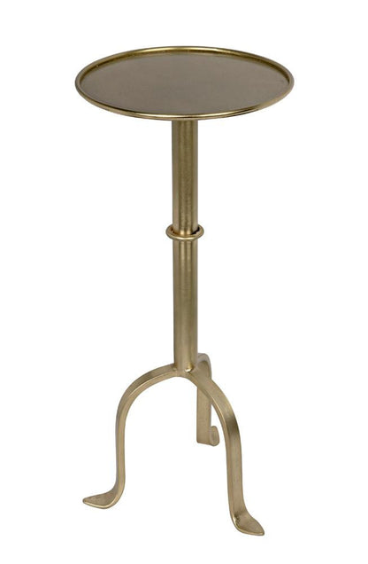 Noir Tini Side Table, Antique Brass, 24"H (GTAB303MB YUU6013PQ9)