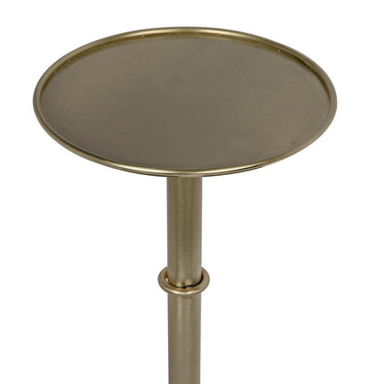 Noir Tini Side Table, Antique Brass, 24"H (GTAB303MB YUU6013PQ9)