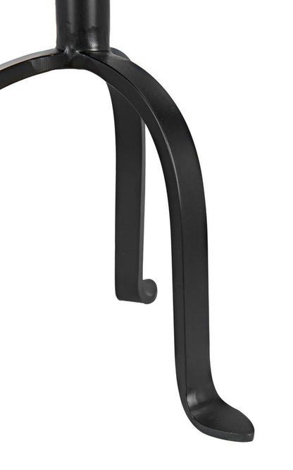 Noir Tini Side Table, Matte Black, 24"H (GTAB303MTB YUU6013PQ7)
