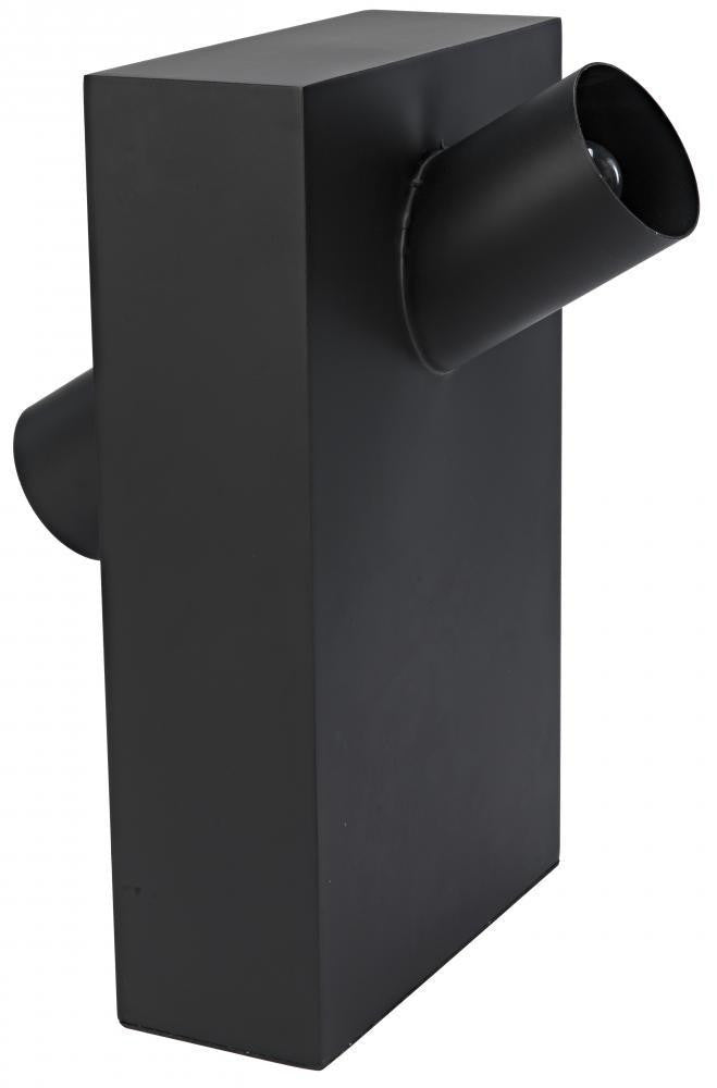 Noir Topo Table Lamp Matte Black