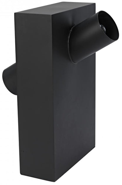 Noir Topo Table Lamp Matte Black