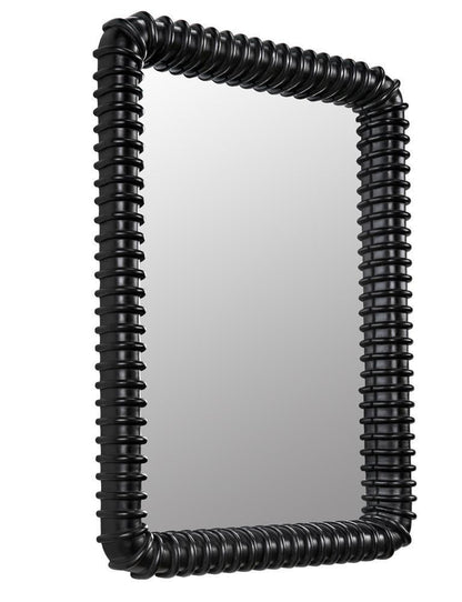 Noir Toshi Mirror Hand Rubbed Black