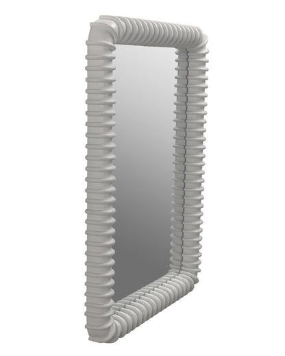 Noir Toshi Mirror Solid White GMIR148SW