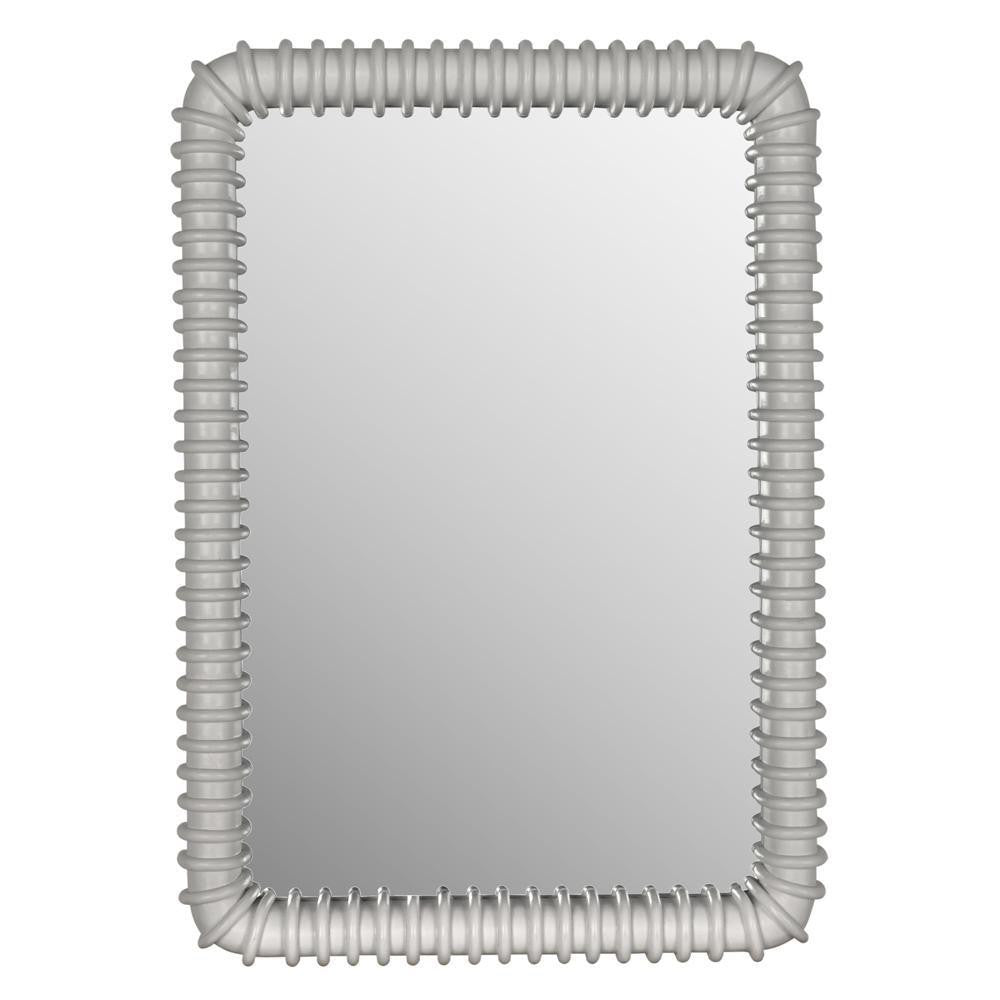 Noir Toshi Mirror Solid White GMIR148SW