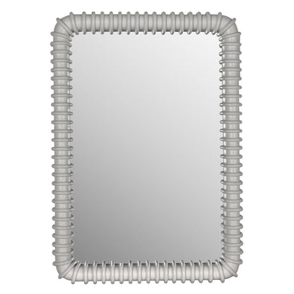 Noir Toshi Mirror Solid White GMIR148SW