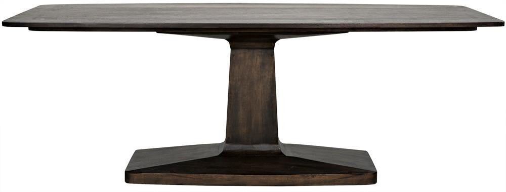 Travis Dining Table, Ebony Walnut, 84