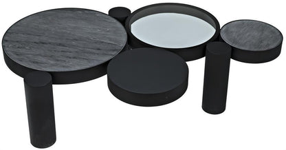 Noir Trypo Coffee Table Matte Black