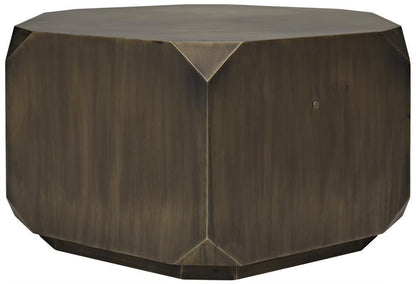 Noir Tytus Coffee Table Aged Brass