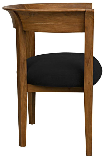 Noir Webster Club Chair