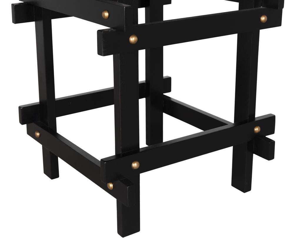 Noir Yokosuka Side Table GTAB9003HB
