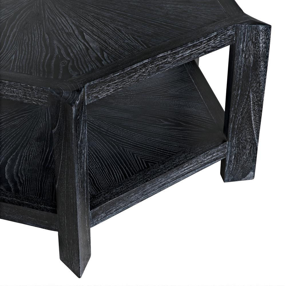 Noir Yuhuda Coffee Table, Cinder Black