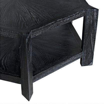 Noir Yuhuda Coffee Table, Cinder Black