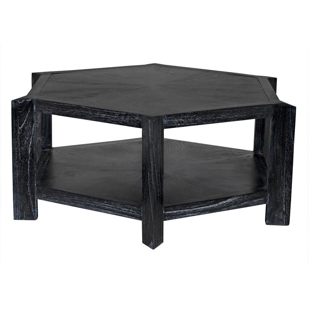 Noir Yuhuda Coffee Table, Cinder Black