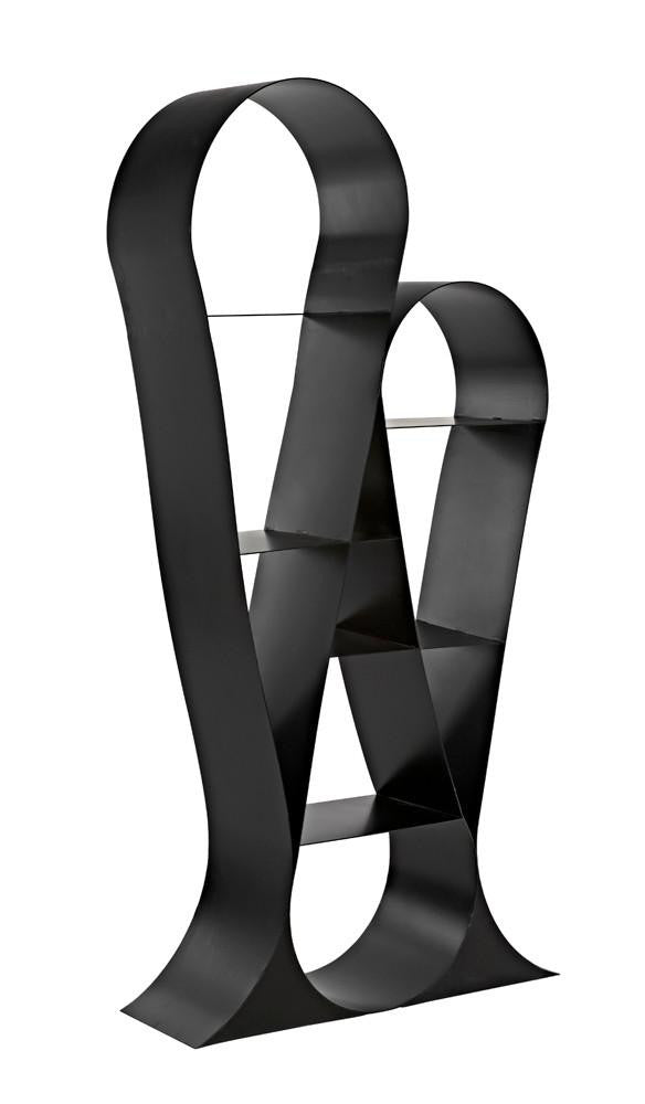 Noir Zaha Bookcase