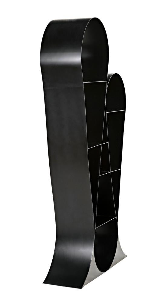 Noir Zaha Bookcase