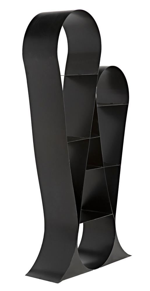Noir Zaha Bookcase