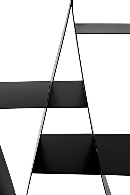 Noir Zaha Bookcase