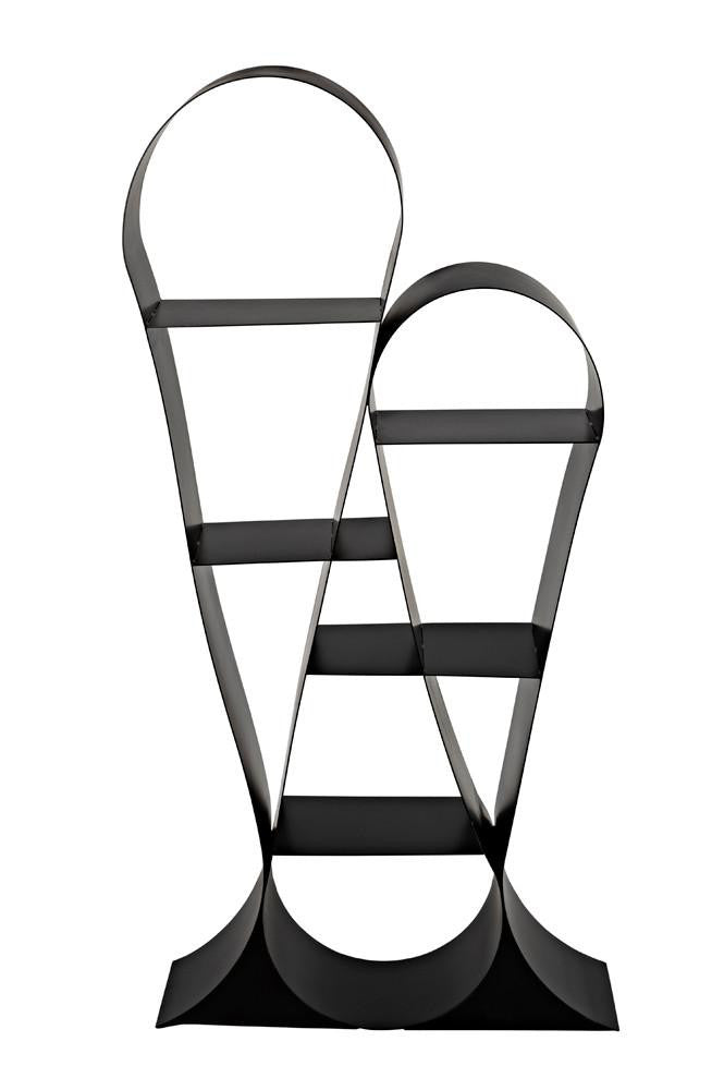 Noir Zaha Bookcase