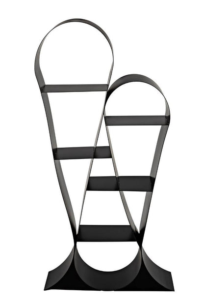 Noir Zaha Bookcase