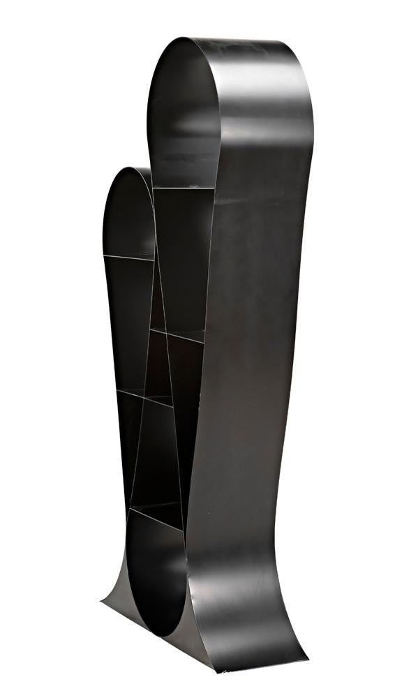 Noir Zaha Bookcase