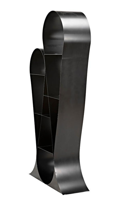 Noir Zaha Bookcase