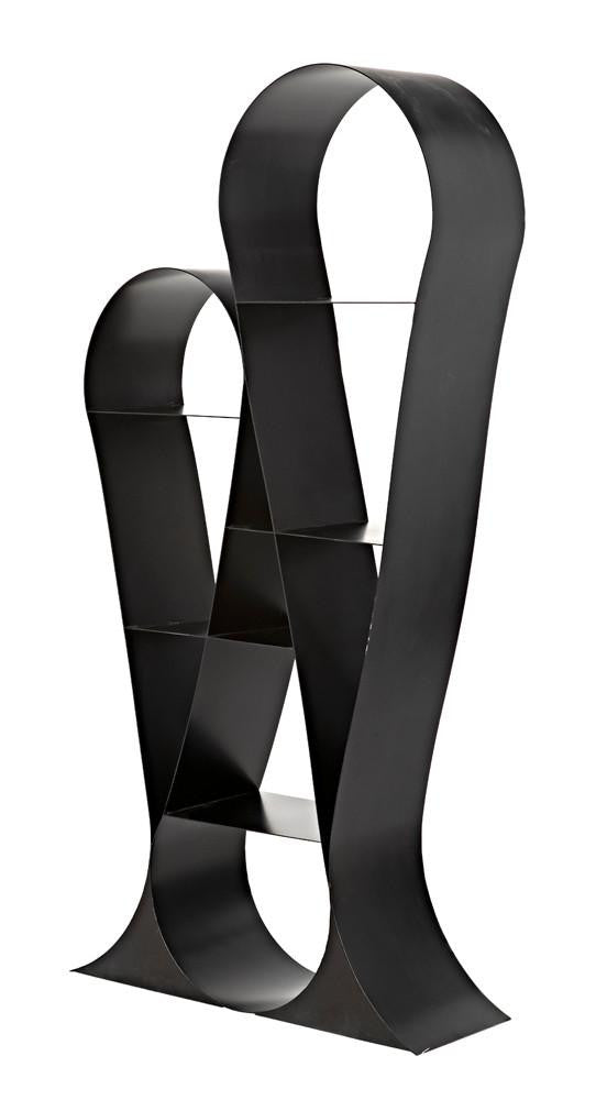 Noir Zaha Bookcase