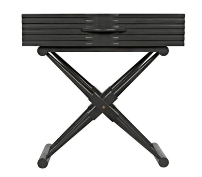 Noir Zanta Side Table, 1-Drawer, Pale, 28"H (GTAB671P YUU6013PQU)