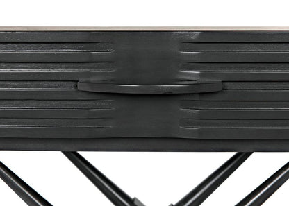 Noir Zanta Side Table, 1-Drawer, Pale, 28"H (GTAB671P YUU6013PQU)
