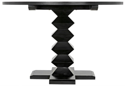 Noir Zig-Zag Dining Table