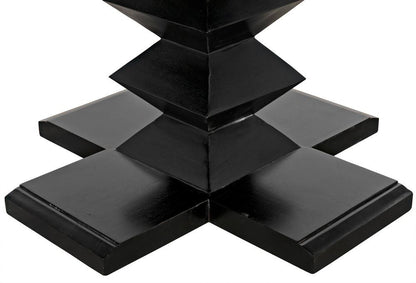 Noir Zig-Zag Dining Table