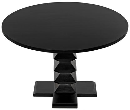 Noir Zig-Zag Dining Table