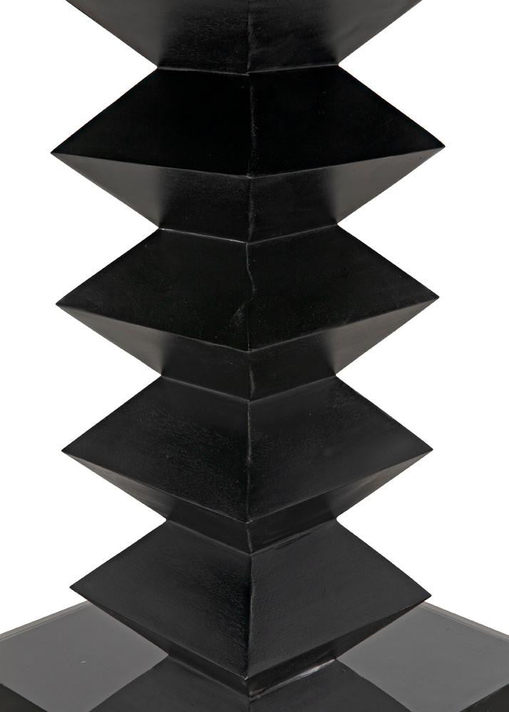 Noir Zig-Zag Dining Table