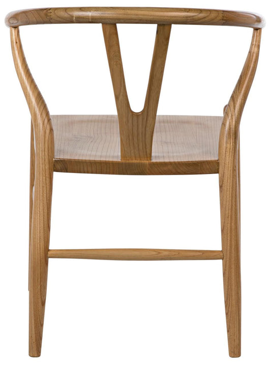 Noir Zola Dining Chair, Natural, 29"H (AE-13N YUU6013KUC)